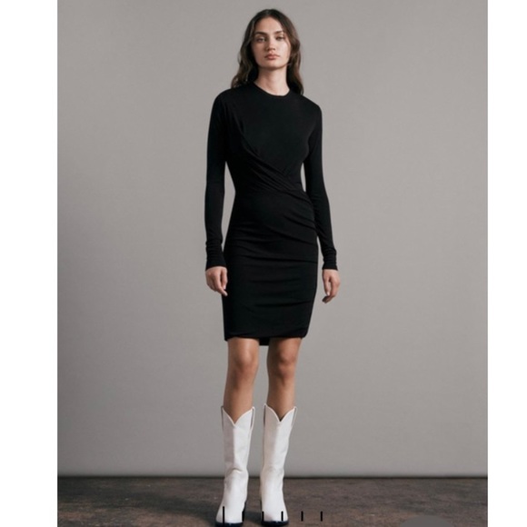 NWOT Rag & Bone Holly Drape Mini Dress - Picture 1 of 11